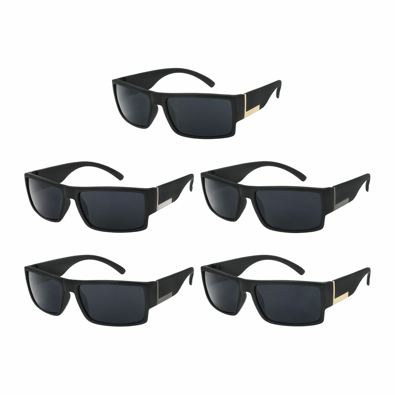 Polycarbonate UV400 Square Sport Sunglasses Men (Pack of Dozen) – Milano  Distribution
