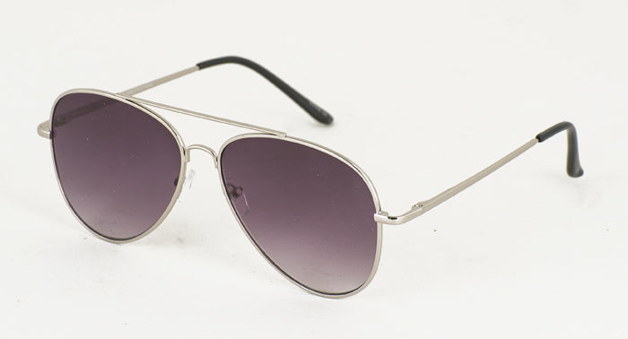 MD4019 Unisex Metal Standard Aviator w/ Color Lens and Flash Mirror