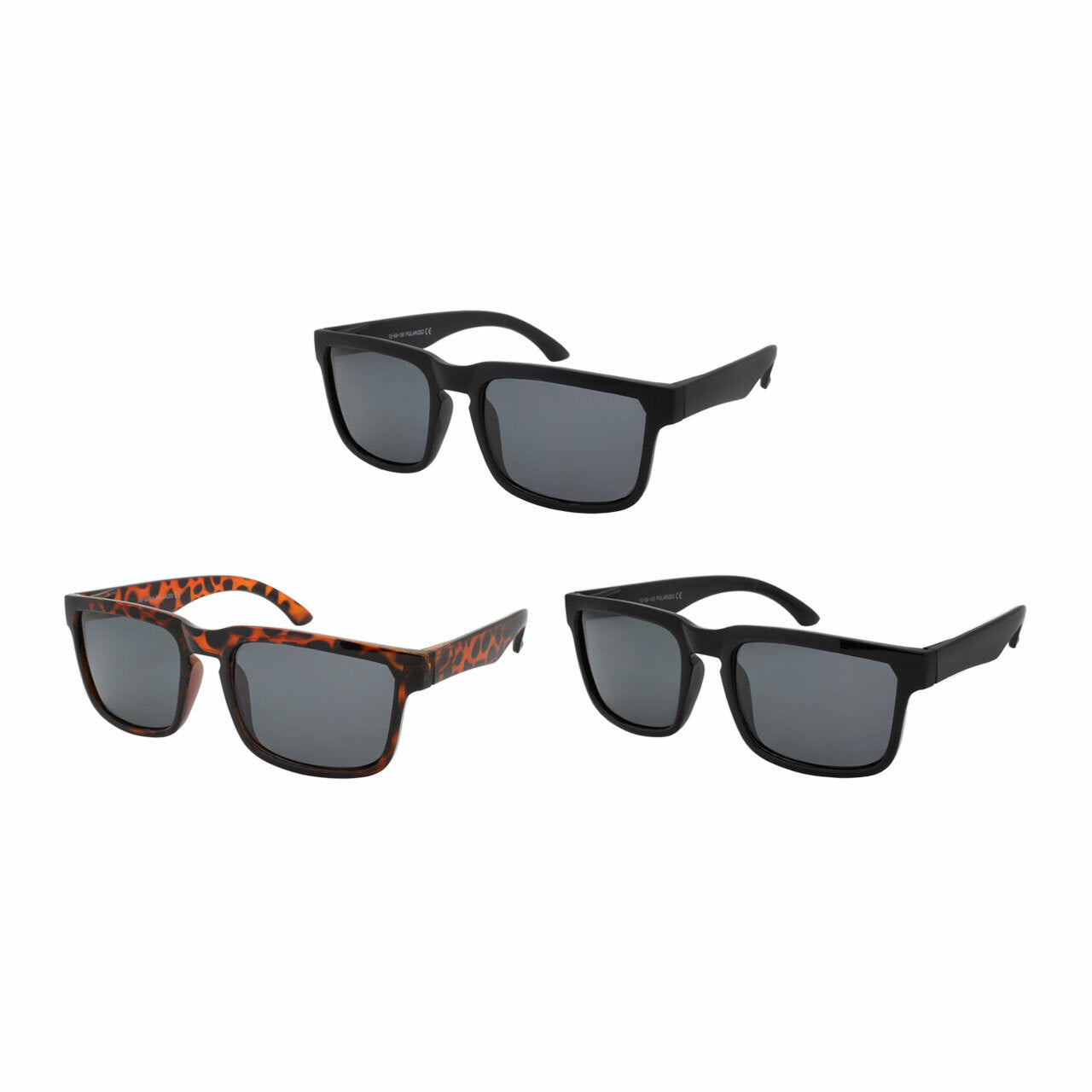 Assorted Colors Polycarbonate Polarized Sport Wrap Sunglasses Men