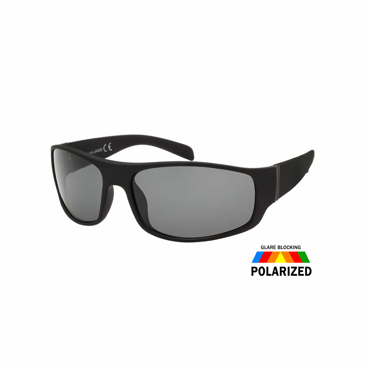 Assorted Color Black Soft Finish Polycarbonate Polarized Sport Sunglas –  Milano Distribution