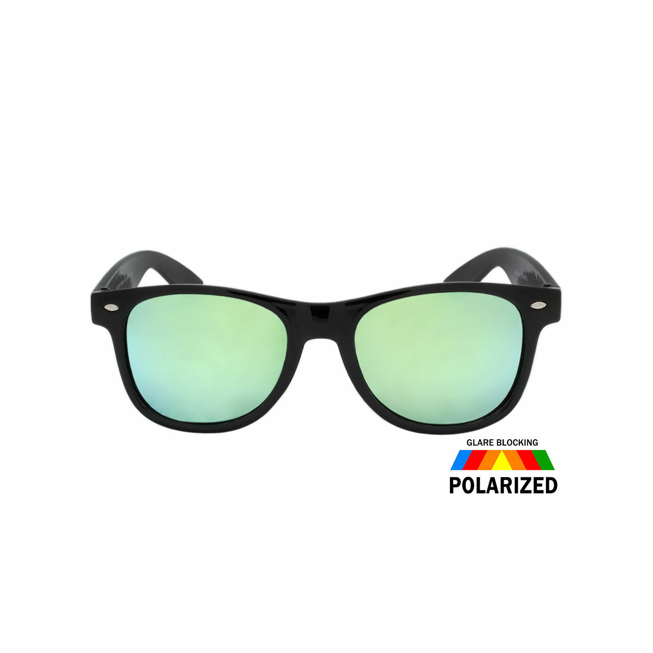 Assorted Colors Polycarbonate Polarized Classic Sunglasses Unisex Bulk   (Pack of Dozen)