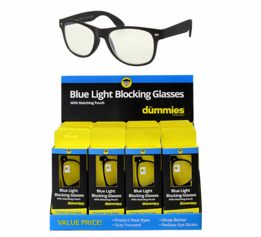 DUMMIES BLUE LIGHT BLOCK GLASSES + DISPLAY
